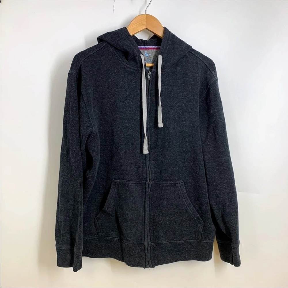 TailorByrd Men's Marled Full Zip 100% Cotton Long Sleeve Hoodie‎ Sweatshirt 2XL